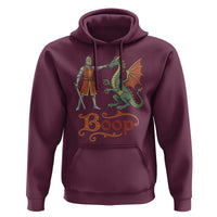 Boop Medieval Knight Dragon Hoodie Funny Ren Faire Dark Fantasy