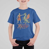 Boop Medieval Knight Dragon T Shirt For Kid Funny Ren Faire Dark Fantasy