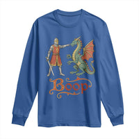 Boop Medieval Knight Dragon Long Sleeve Shirt Funny Ren Faire Dark Fantasy
