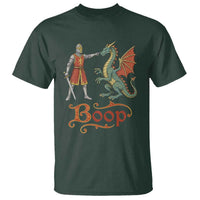 Boop Medieval Knight Dragon T Shirt Funny Ren Faire Dark Fantasy