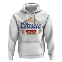 25th Birthday Beer Classic 2001 Limited Edition Hoodie Funny Gifts for 25 Year Olds