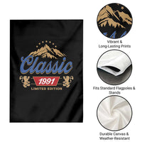 35th Birthday Beer Classic 1991 Limited Edition Garden Flag Funny Gifts for 35 Year Olds
