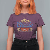 55th Birthday Beer Classic 1971 Limited Edition T Shirt For Women Funny Gifts for 55 Year Olds