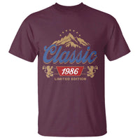 40th Birthday Beer Classic 1986 Limited Edition T Shirt Funny Gifts for 40 Year Olds