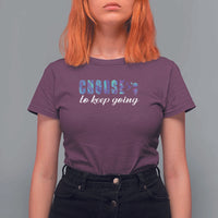 Suicide Prevention Awareness T Shirt For Women Choose To Keep Going Semicolon Birds - Wonder Print Shop