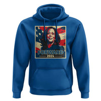 Harris Supporter Hoodie Forward 2024 American Election USA Flag - Wonder Print Shop