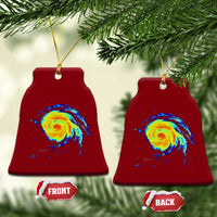 Hurricane Erin Ceramic Ornament Meteorologist Weather Radar Storm Chasing - Wonder Print Shop