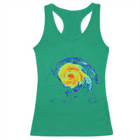 Hurricane Erin Racerback Tank Top Meteorologist Weather Radar Storm Chasing - Wonder Print Shop