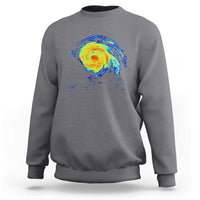 Hurricane Erin Sweatshirt Meteorologist Weather Radar Storm Chasing - Wonder Print Shop