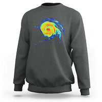 Hurricane Erin Sweatshirt Meteorologist Weather Radar Storm Chasing - Wonder Print Shop