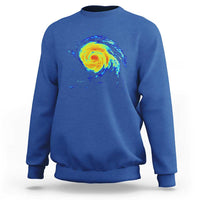 Hurricane Erin Sweatshirt Meteorologist Weather Radar Storm Chasing - Wonder Print Shop