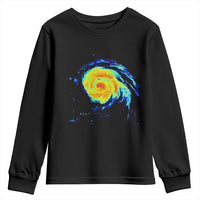 Hurricane Erin Youth Sweatshirt Meteorologist Weather Radar Storm Chasing - Wonder Print Shop