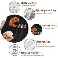Funny Halloween Gamer Video Gaming Pumpkin Ghost Throw Blanket - Wonder Print Shop