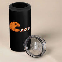 Funny Halloween Gamer Video Gaming Pumpkin Ghost 4 in 1 Can Cooler Tumbler - Wonder Print Shop