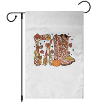 Cowboy Fall Season Thanksgiving Western Boots Pumpkin Garden Flag - Wonder Print Shop