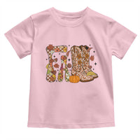 Cowboy Fall Season Thanksgiving Western Boots Pumpkin Toddler T Shirt - Wonder Print Shop