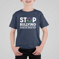 Unity Day T Shirt For Kid Stop Bullying Stand Up Speak Out Hand Prints Anti Bullying Awareness - Wonder Print Shop