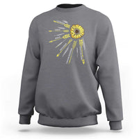 Anti Bullying Awareness Sweatshirt Courage Unity Peace Inclusion Choose Kindness Sunflower - Wonder Print Shop
