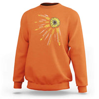 Anti Bullying Awareness Sweatshirt Courage Unity Peace Inclusion Choose Kindness Sunflower - Wonder Print Shop