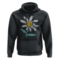 Anti Bullying Awareness Hoodie End Bullying Courage Kindness Peace Inclusion Daisy Flower