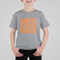 Unity Day T Shirt For Kid Kindness Takes Courage Anti Bullying Awareness - Wonder Print Shop