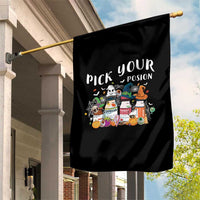 Halloween Nurse Garden Flag Pick Your Poison Pharmacy Witches - Wonder Print Shop