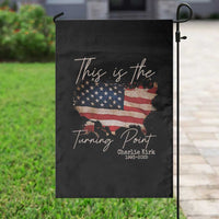 This Is The Turning Point Garden Flag Patriotic American Map Vintage USA Flag - Wonder Print Shop