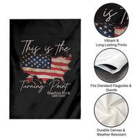 This Is The Turning Point Garden Flag Patriotic American Map Vintage USA Flag - Wonder Print Shop