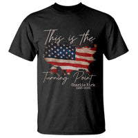 This Is The Turning Point T Shirt Patriotic American Map Vintage USA Flag - Wonder Print Shop
