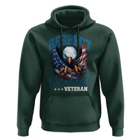 Respect Disabled Veteran Hoodie Military Soldier American Flag Bald Eagle - Wonder Print Shop