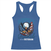 Respect Disabled Veteran Racerback Tank Top Military Soldier American Flag Bald Eagle - Wonder Print Shop