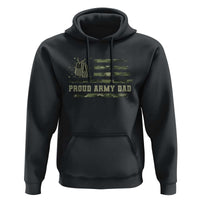 Proud Army Dad Hoodie Vintage Camo American Flag Veteran Father's Day - Wonder Print Shop