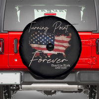 Turning Point Forever Spare Tire Cover Patriotic American Map Vintage USA Flag - Wonder Print Shop