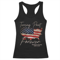 Turning Point Forever Racerback Tank Top Patriotic American Map Vintage USA Flag - Wonder Print Shop
