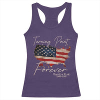 Turning Point Forever Racerback Tank Top Patriotic American Map Vintage USA Flag - Wonder Print Shop
