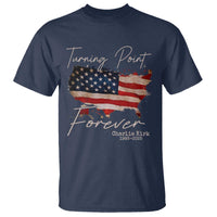 Turning Point Forever T Shirt Patriotic American Map Vintage USA Flag - Wonder Print Shop
