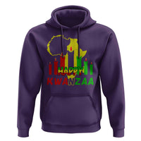 Happy Kwanzaa Hoodie Black Holiday African American Christmas Kinara Candle