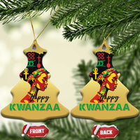 Happy Kwanzaa Christmas Ornament Nguzo Saba Symbols The 7 Principles Of Kwanzaa - Wonder Print Shop