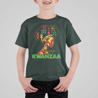 Happy Kwanzaa T Shirt For Kid Nguzo Saba Symbols The 7 Principles Of Kwanzaa - Wonder Print Shop