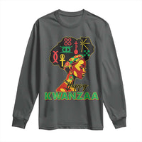 Happy Kwanzaa Long Sleeve Shirt Nguzo Saba Symbols The 7 Principles Of Kwanzaa