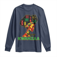 Happy Kwanzaa Long Sleeve Shirt Nguzo Saba Symbols The 7 Principles Of Kwanzaa