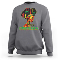 Happy Kwanzaa Sweatshirt Nguzo Saba Symbols The 7 Principles Of Kwanzaa - Wonder Print Shop