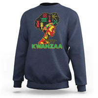 Happy Kwanzaa Sweatshirt Nguzo Saba Symbols The 7 Principles Of Kwanzaa - Wonder Print Shop