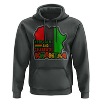 Keep Calm And Celebrate Kwanzaa Hoodie Black Holiday African American Christmas