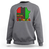 Keep Calm And Celebrate Kwanzaa Sweatshirt Black Holiday African American Christmas - Wonder Print Shop