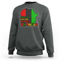 Keep Calm And Celebrate Kwanzaa Sweatshirt Black Holiday African American Christmas - Wonder Print Shop