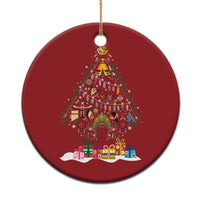 Funny Native American Xmas Tree Medicine Wheel Christmas Ornament - Wonder Print Shop