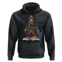 Funny Native American Christmas Tree Medicine Wheel Hoodie
