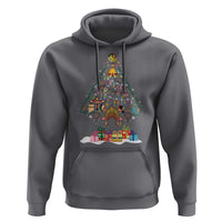 Funny Native American Christmas Tree Medicine Wheel Hoodie