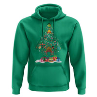 Funny Native American Christmas Tree Medicine Wheel Hoodie